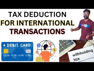 How many tax deduction for international purchasing through debit card - tax on online shopping